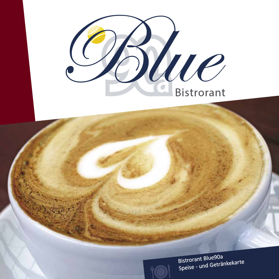 Broschüre "Blue Bistrorant"